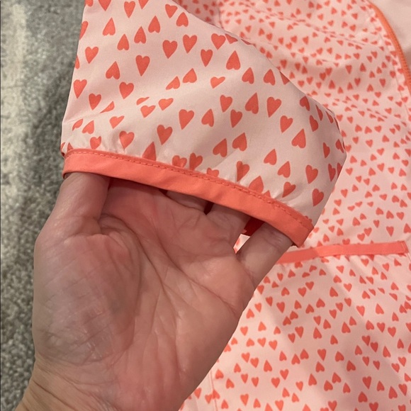 Cat & Jack Light Purple Hooded Jacket and Heart Rain Coat Bundle - Picture 12 of 13